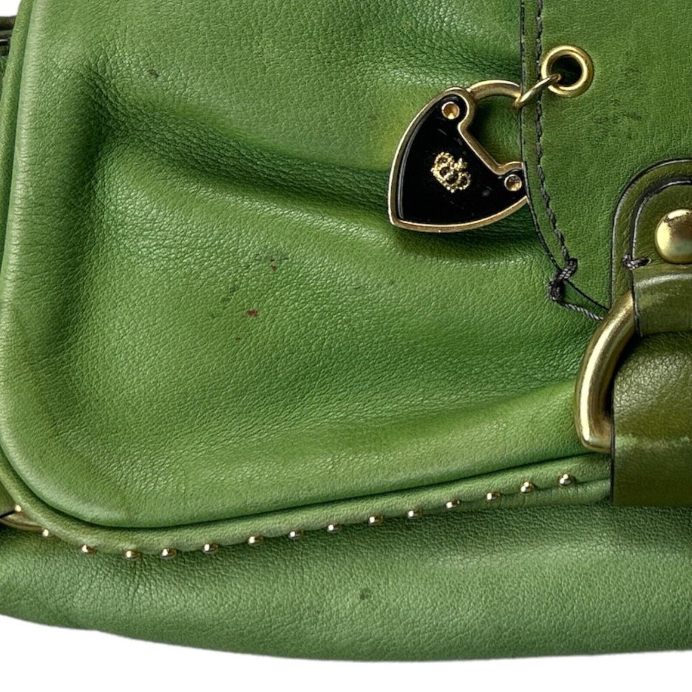 Vintage Juicy Couture Clutch Bag Green Leather - Picture 4 of 14